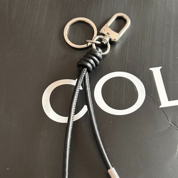 COPY - New. Snap Bag Charm. Leather. BLACK & SILVER HEART KeyChain. - Picture 16 of 16